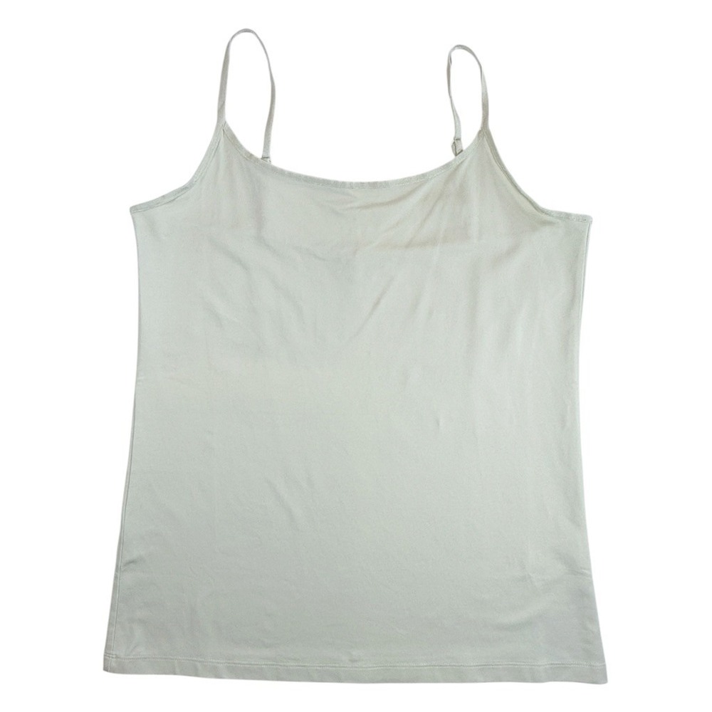 Banana Republic Cami Tank Top Women Large Champagne Beige Layering Adjustable